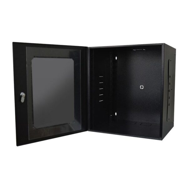 Mini Rack 12U x 400mm Economic Porta com Visor em Acrílico