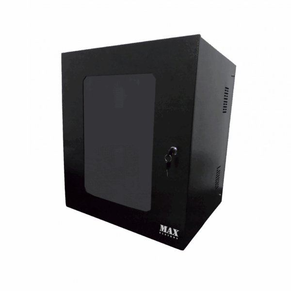 Mini Rack 12U x 400mm Economic Porta com Visor em Acrílico